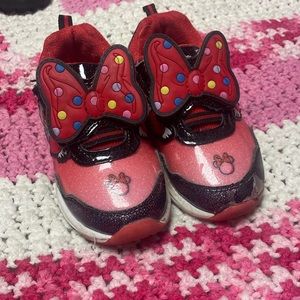 Minnie Mouse light up tennis shoes
